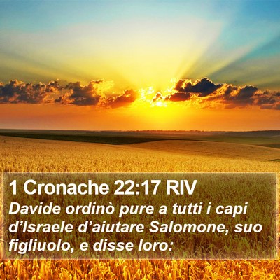 1 Cronache 22:17 RIV Bible Verse Image