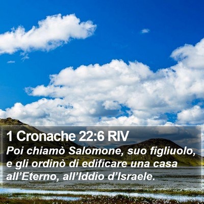1 Cronache 22:6 RIV Bible Verse Image