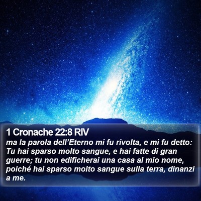 1 Cronache 22:8 RIV Bible Verse Image