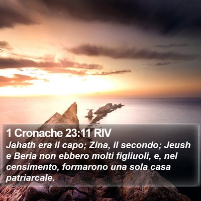 1 Cronache 23:11 RIV Bible Verse Image