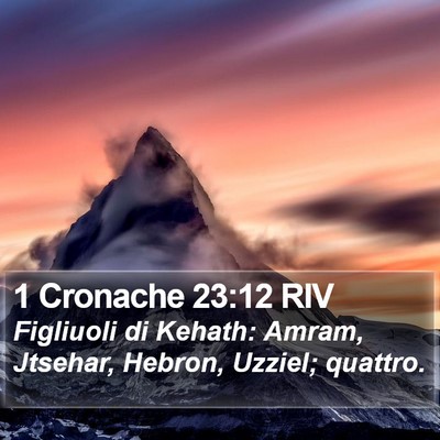 1 Cronache 23:12 RIV Bible Verse Image
