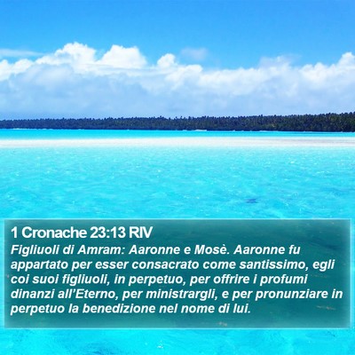 1 Cronache 23:13 RIV Bible Verse Image