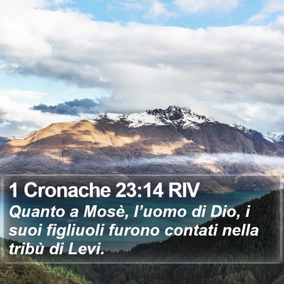 1 Cronache 23:14 RIV Bible Verse Image
