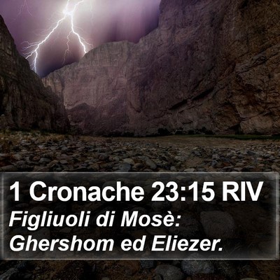 1 Cronache 23:15 RIV Bible Verse Image