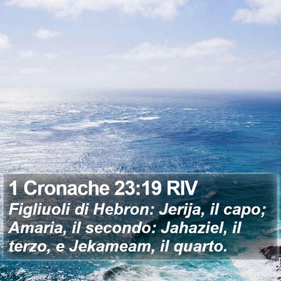 1 Cronache 23:19 RIV Bible Verse Image