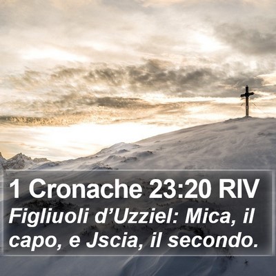 1 Cronache 23:20 RIV Bible Verse Image