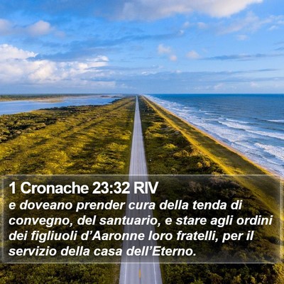 1 Cronache 23:32 RIV Bible Verse Image