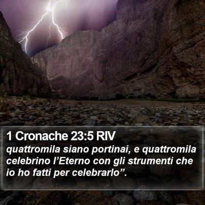 1 Cronache 23:5 RIV Bible Verse Image