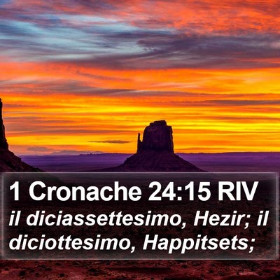 1 Cronache 24:15 RIV Bible Verse Image