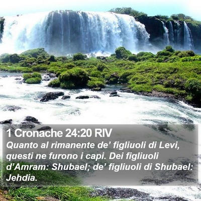1 Cronache 24:20 RIV Bible Verse Image