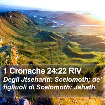 1 Cronache 24:22 RIV Bible Verse Image