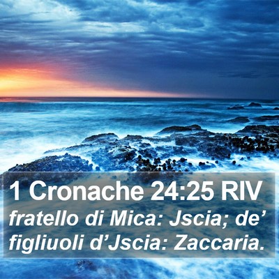 1 Cronache 24:25 RIV Bible Verse Image