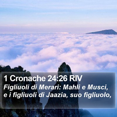 1 Cronache 24:26 RIV Bible Verse Image