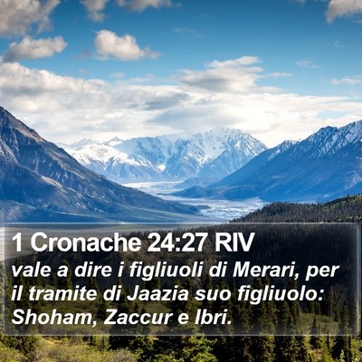 1 Cronache 24:27 RIV Bible Verse Image