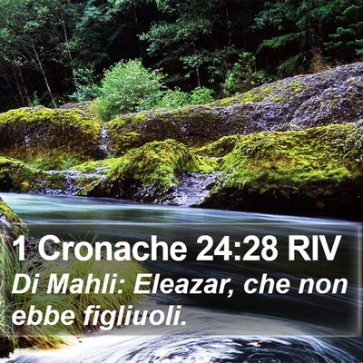 1 Cronache 24:28 RIV Bible Verse Image