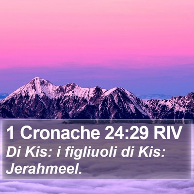 1 Cronache 24:29 RIV Bible Verse Image