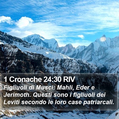 1 Cronache 24:30 RIV Bible Verse Image