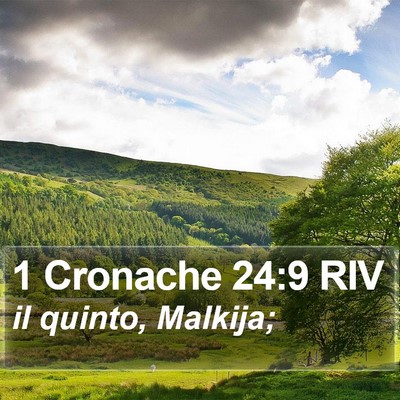 1 Cronache 24:9 RIV Bible Verse Image
