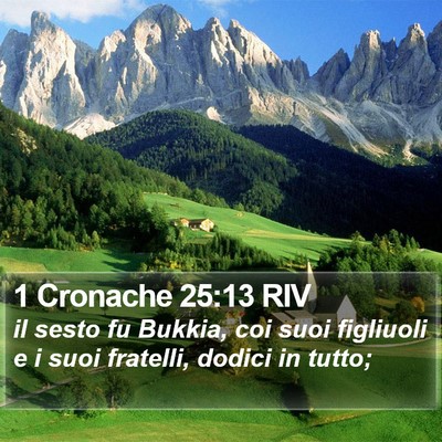1 Cronache 25:13 RIV Bible Verse Image