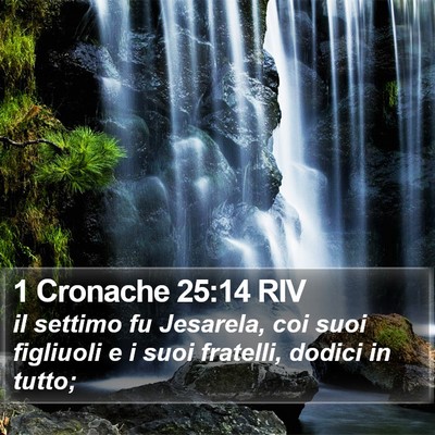 1 Cronache 25:14 RIV Bible Verse Image