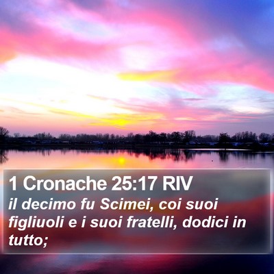 1 Cronache 25:17 RIV Bible Verse Image