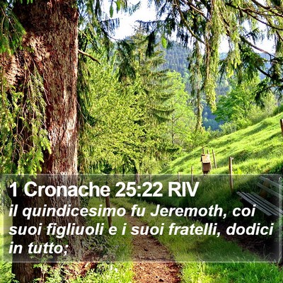 1 Cronache 25:22 RIV Bible Verse Image