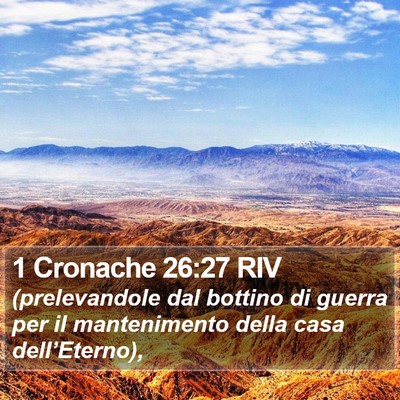 1 Cronache 26:27 RIV Bible Verse Image