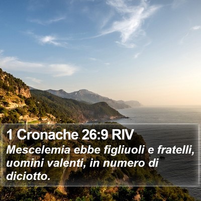 1 Cronache 26:9 RIV Bible Verse Image