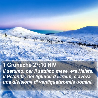 1 Cronache 27:10 RIV Bible Verse Image