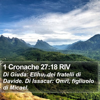 1 Cronache 27:18 RIV Bible Verse Image