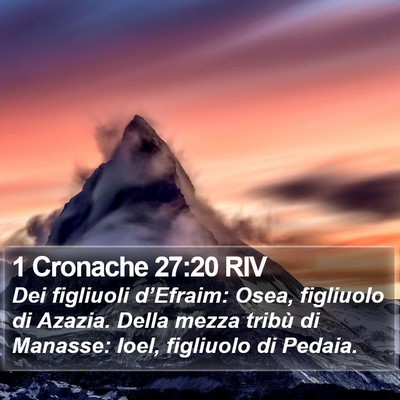 1 Cronache 27:20 RIV Bible Verse Image