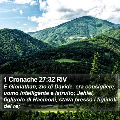 1 Cronache 27:32 RIV Bible Verse Image