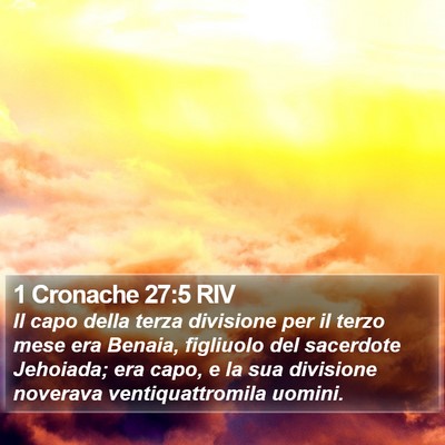 1 Cronache 27:5 RIV Bible Verse Image