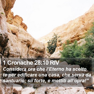 1 Cronache 28:10 RIV Bible Verse Image