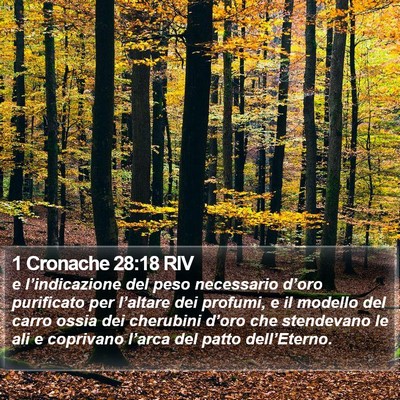 1 Cronache 28:18 RIV Bible Verse Image