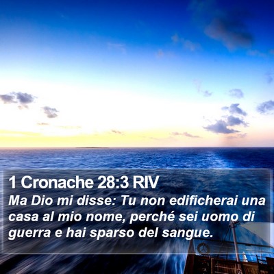 1 Cronache 28:3 RIV Bible Verse Image