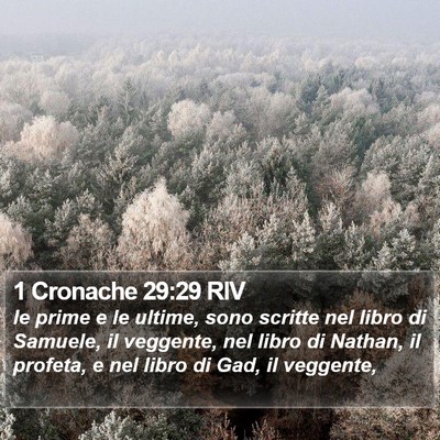 1 Cronache 29:29 RIV Bible Verse Image
