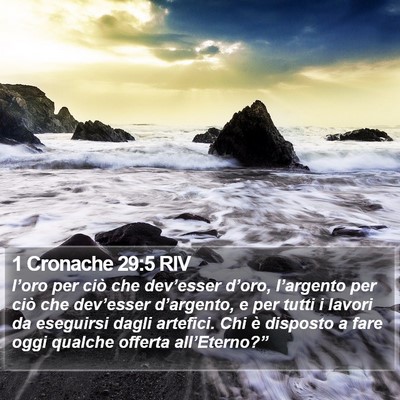 1 Cronache 29:5 RIV Bible Verse Image