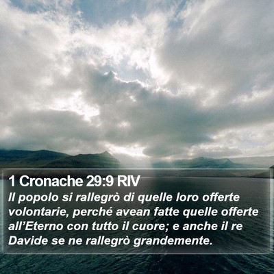 1 Cronache 29:9 RIV Bible Verse Image