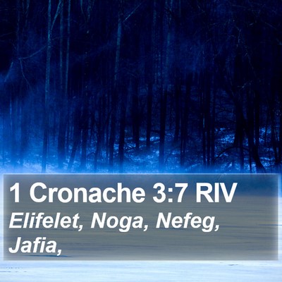 1 Cronache 3:7 RIV Bible Verse Image
