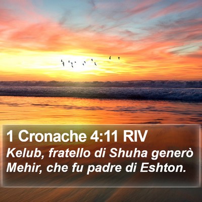 1 Cronache 4:11 RIV Bible Verse Image