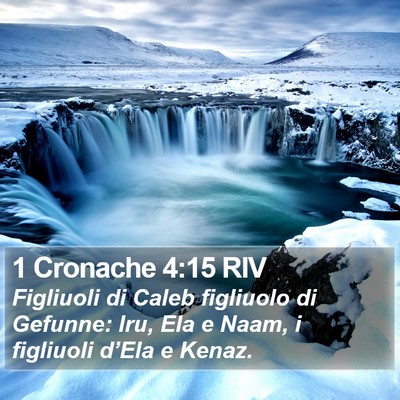 1 Cronache 4:15 RIV Bible Verse Image
