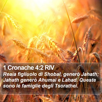 1 Cronache 4:2 RIV Bible Verse Image