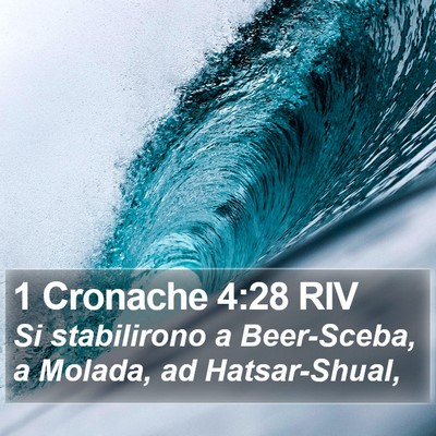1 Cronache 4:28 RIV Bible Verse Image