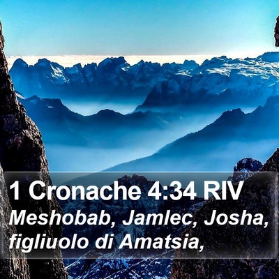 1 Cronache 4:34 RIV Bible Verse Image