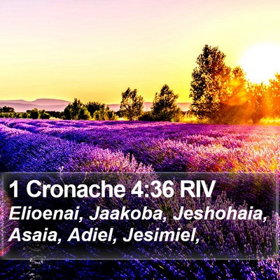 1 Cronache 4:36 RIV Bible Verse Image