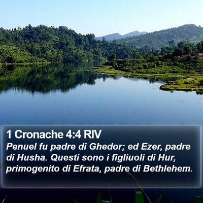 1 Cronache 4:4 RIV Bible Verse Image