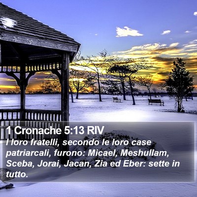 1 Cronache 5:13 RIV Bible Verse Image
