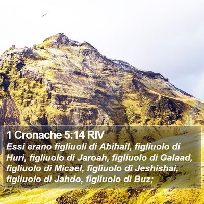 1 Cronache 5:14 RIV Bible Verse Image