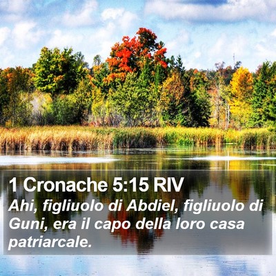 1 Cronache 5:15 RIV Bible Verse Image